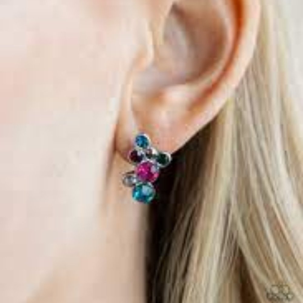 5 For $20! Paparazzi ♥ Treasure Treat - Multi ♥ Post Earrings